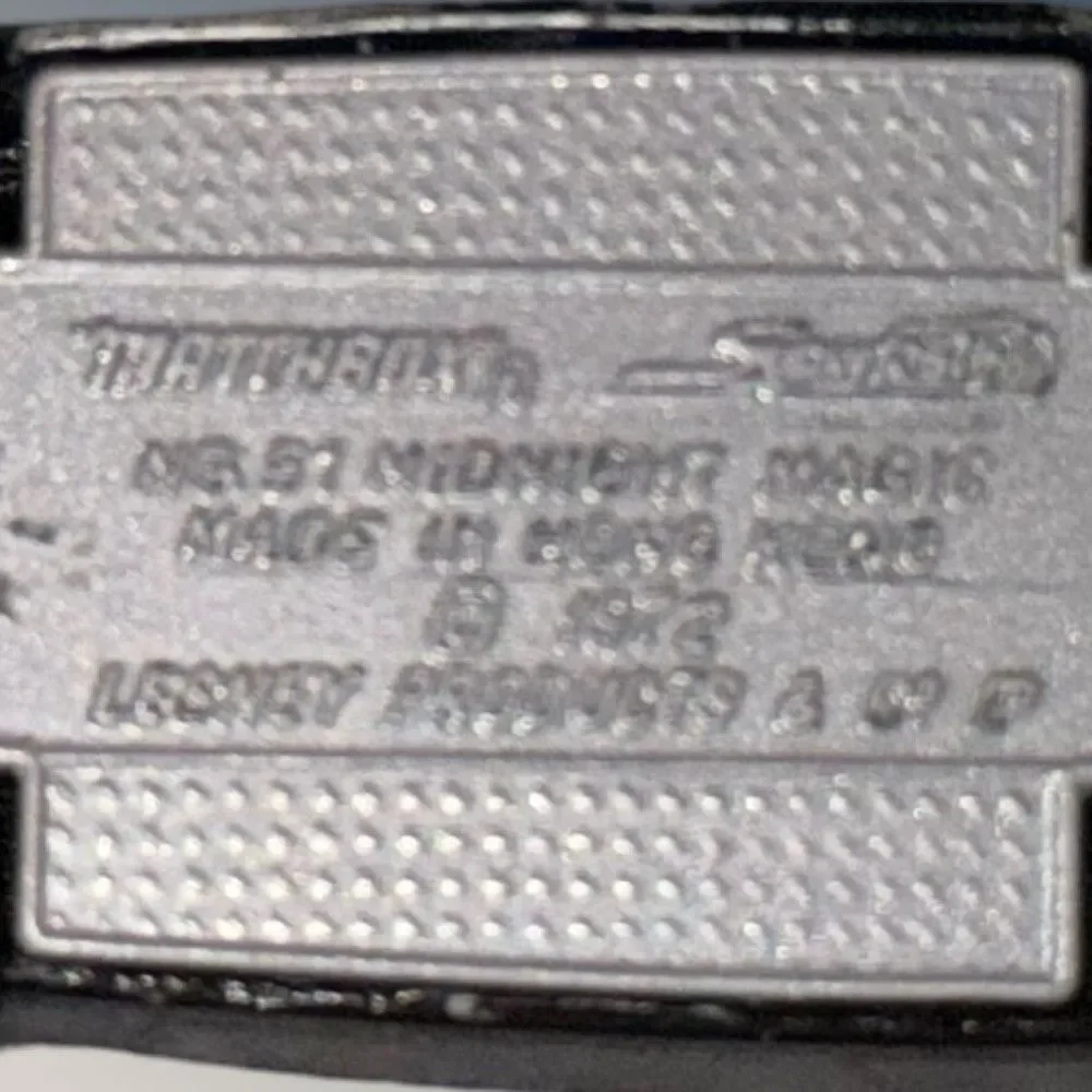 Vintage 1972  Matchbox Superfast No 51 Midnight Magic Black Silver Car DieCast